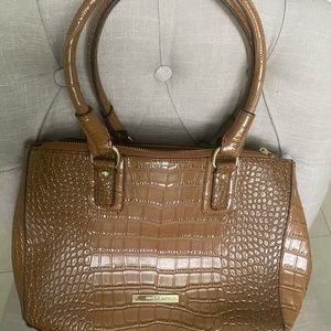 Large Nine West crocodile purse